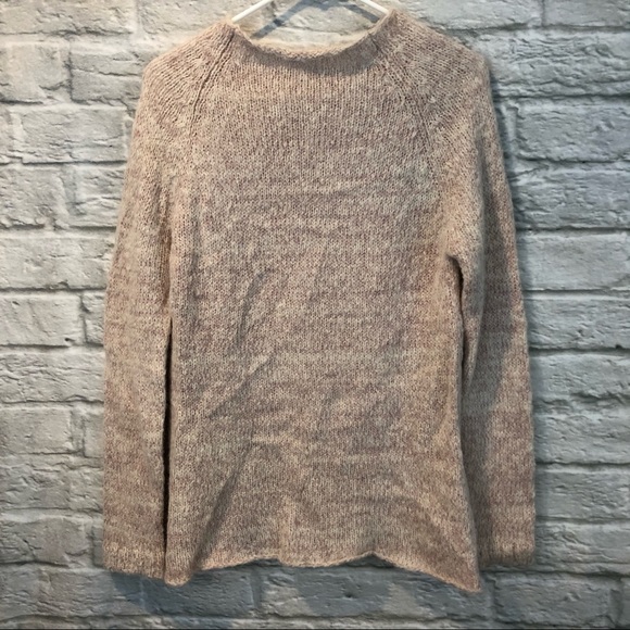 REVOLVE- AYNI Women's One Size Pink/White Handmade Knit Long Sleeve Top - Picture 2 of 13